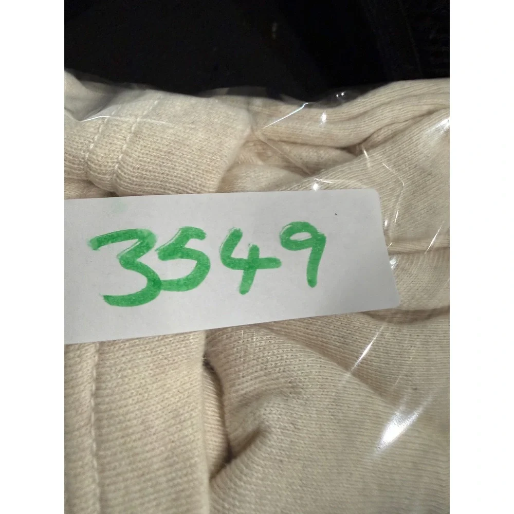 Aerie Cream Wide Leg Sweatpants Heathered Cotton Blend Fleece Lounge Pants M - Picture 7 of 7